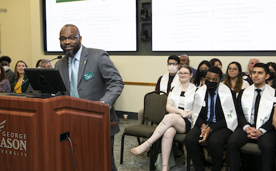 David and EIP students at BOV meeting