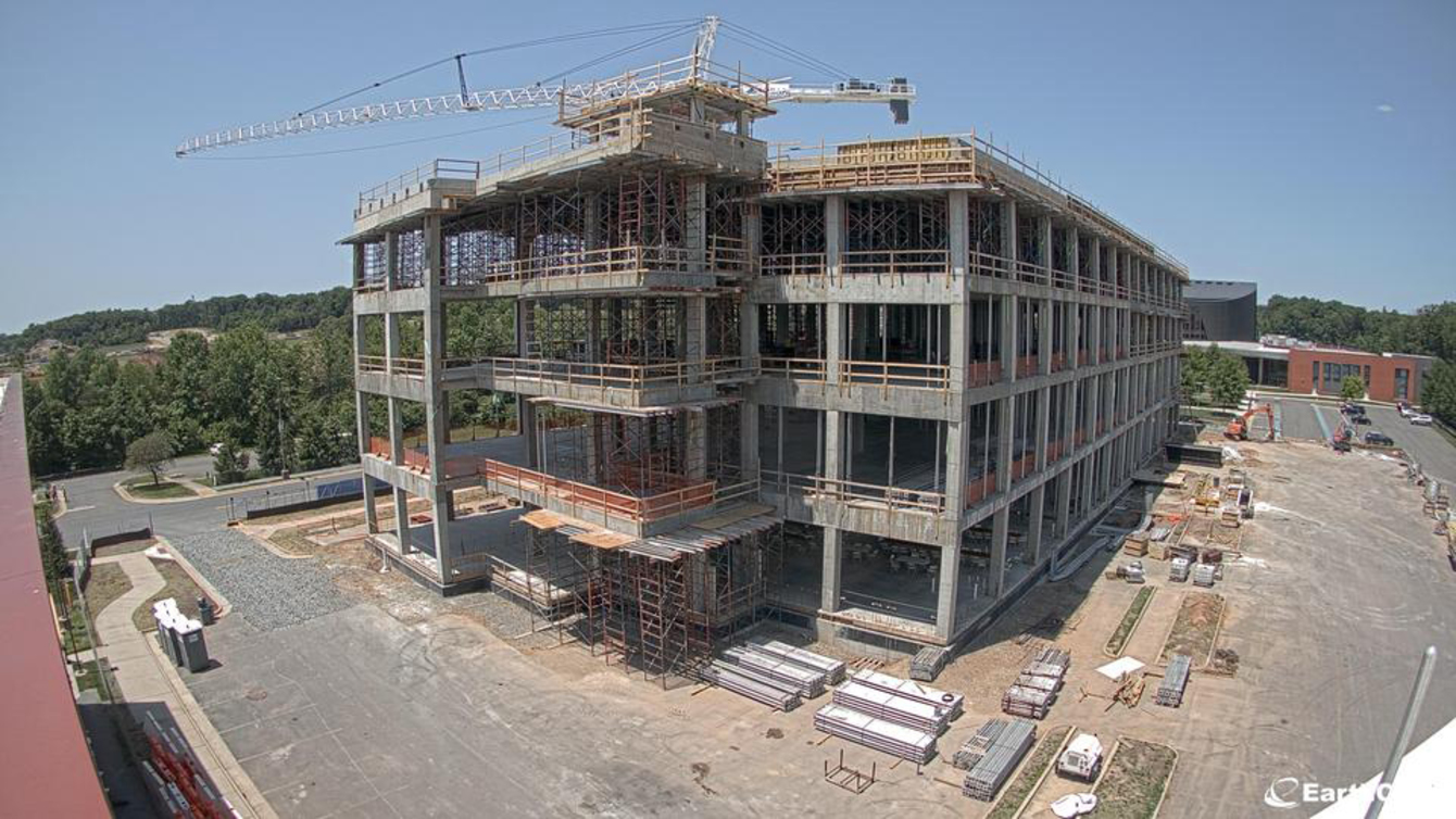 life sciences and engineering building under construction
