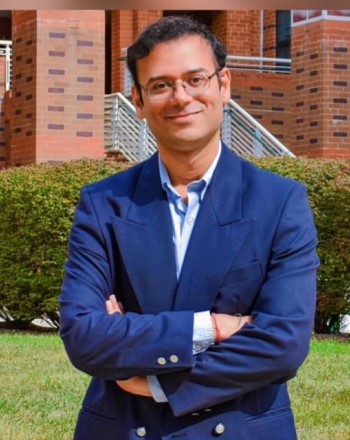 George Mason University Costello College of Business Faculty Siddharth Bhattacharya Headshot