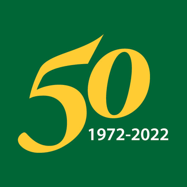 50th anniversary of George Mason University Logo