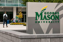 Mason sign exterior Arlington Campus